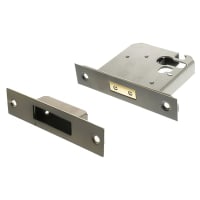 Atlantic 3 Lever Deadlock - 77mm Case - 57mm Backset - Urban Dark Bronze