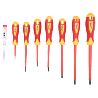 TIMCO VDE & Voltage Testing Screwdriver Set - 8 Pieces