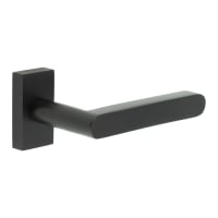 CRES by Frelan Black uPVC Multipoint Door Handles on Rectangular Rose - CR-101 Range