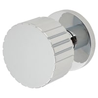 Jedo by Frelan Polished Chrome Mortice Door Knob - 60mm Rose Diameter - Cog Range