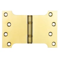 Jedo Parliament Hinge - 102 x 152 x 3mm - Polished Brass - Pair
