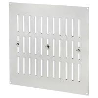 Altro Hit & Miss Vent - 242 x 242mm - Polished Stainless Steel