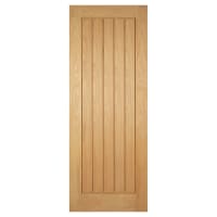 LPD Mexicano 5 Panel Pre-Finished Solid Internal Door - 2040 x 526 x 40mm - Oak