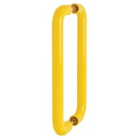 Hoppe AR602/600 Golden Yellow Nylon D-Bar Door Pull Handles - Back to Back - 600mm c/c