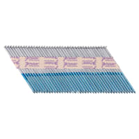 Paslode Clipped Head Nails & Gas - Plain - 34° Angled - 3.1 x 90mm - Galvanised + - Pack of 2200