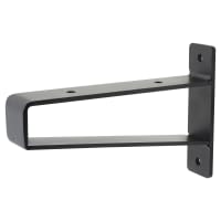 Altro Heavy Duty Triangle Shelf Support Bracket - 150 x 100mm - Black - Pair