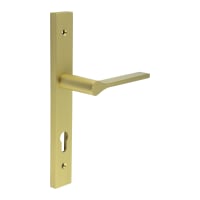 CRES by Frelan Satin Brass uPVC Multipoint Door Handles - 92mm c/c - CR-105 Range