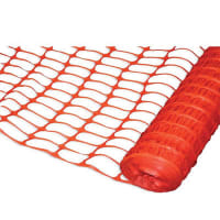 Light Duty Webbed Barrier Fencing Mesh - 1m x 50m - Orange