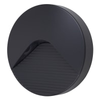 Touchpoint 2W LED Round Surface Outdoor Brick Light - IP65 - 3000K Warm White - Anthracite