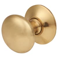 Altro Spun Round Cabinet Knob - 19mm Diameter - Polished Brass