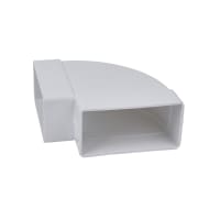 Manrose 90° Flat Bend - 110 x 54mm - White