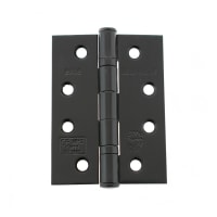 Atlantic Twin Ball Bearing Grade 11 Butt Fire Door Hinge - 102 x 75 x 2.5mm - Matt Black - Pair