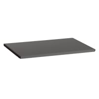 elfa Top Track System - Click In Edged Melamine Board/Shelf - 605 x 424 x 20mm - Graphite