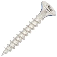 SiDAX Pozi Countersunk Wood Screws - 3.5 x 25mm - A2 Stainless Steel - Pack of 200