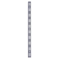 Altro Twin Slot Shelf Wall Upright - 500mm Length - Silver