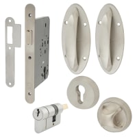 Eclipse Anti-Ligature Auto Locking Pinch Grip Doorset for Medical & Safe Rooms - 44mm Thick Doors