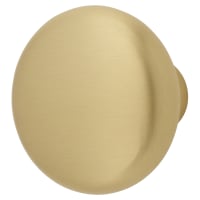 Alexander & Wilks Wade Round Cabinet Knob - 38mm Diameter - Satin Brass