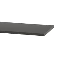 elfa Twin Slot Shelving System - White Edged Melamine Board/Shelf - 900 x 300 x 19mm - Graphite