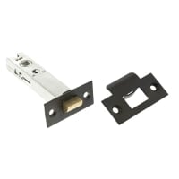 Atlantic Heavy Duty Bolt Through Tubular Latch - 100mm Case - 75mm Backset - Square - Urban Dark Bronze