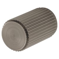 Carlisle Brass Lines Cylinder Cabinet Knob - 18mm Diameter - Anthracite Grey