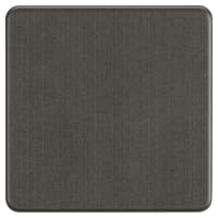 Knightsbridge 1 Gang Blank Plate - Smoked Bronze