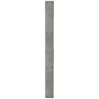 Olde Forge Steel Plain Finger Plate - 800 x 66 x 5mm - Pewter