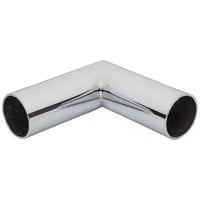 38mm Solid Brass 90° Mitred Elbow - Polished Chrome