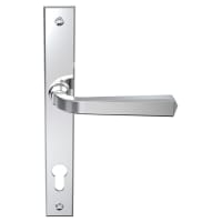 Mila Polished Chrome uPVC Multipoint Door Handles - 92mm c/c - Heritage Range