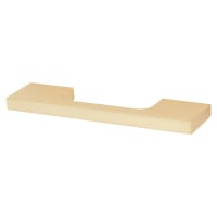 Altro Bibury 8mm Slim D-Bar Cabinet Pull Handle - 96mm Centres - Satin Brass