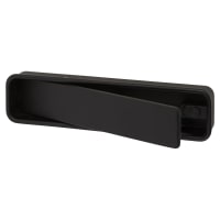 Altro Frome Rectangular Flush Cabinet Pull Handle - 99 x 24mm - Matt Black