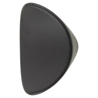 M Marcus Calyx Oval Cabinet Knob - 40 x 30mm - Matt Black