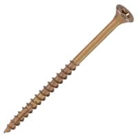 Reisser Cutter Pozi Countersunk Wood Screws - 6.0 x 130mm - Yellow Zinc - Pack of 100