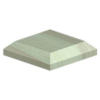 FenceMate Fence Post Caps for 4 Inch / 100mm Posts - Green