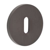 CRES by Frelan Escutcheon - 54mm Diameter - Keyhole - Dark Bronze