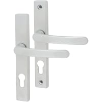 TSS uPVC Multipoint Door Handle - 180mm Bolt c/c - 70mm c/c - Silver