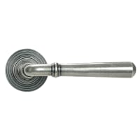 From The Anvil Pewter Door Handles on Round Beehive Rose - Newbury Range
