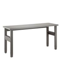 elfa Garage+ Storage Top Track System - Adjustable Workbench - 834-1077mm x 1800 x 620mm - Matt Grey