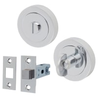 Serozzetta by Carlisle Brass GK4004 Bathroom Turn & Release & Deadbolt Ultimate Kit - Pol Chrome
