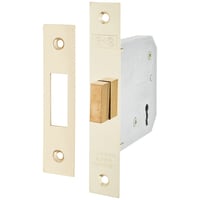 Touchpoint Contract 3 Lever Deadlock - 76mm Case - 57mm Backset - Polished Brass