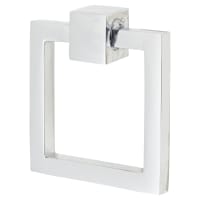 Heritage Brass by M Marcus Square Ring Cabinet Drop Handle - 50 x 55mm - Polished Chrome