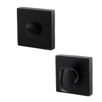 Atlantic Status Square Bathroom Turn and Release - 50.5mm Diameter - Matt Black