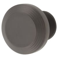 Heritage Brass by M Marcus Ridge Round Cabinet Knob - 32mm Diameter - Matt Bronze