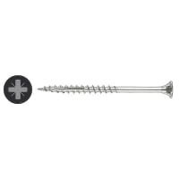 Reisser Cutter Pozi Countersunk Wood Screws - 4.5 x 80mm - Bright Zinc Plated - Pack of 200