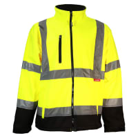 TIMCO Hi Visibility Softshell Jacket - Yellow - Large