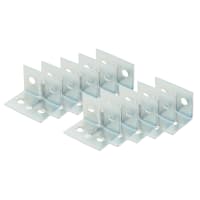Angle Bracket - 29 x 20 x 20mm - Zinc Plated - Pack of 10