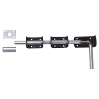 Drop Down Garage Bolt - 300mm Length - Black