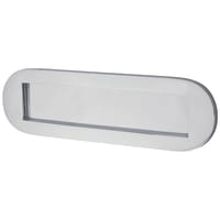 Radius Letter Plate - 254 x 77mm - Polished Chrome