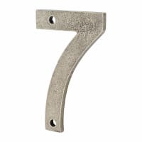 Finesse 76mm Screw Fix Door Numeral - 7 - Pewter
