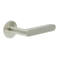 CRES by Frelan Satin Stainless Steel Fixed Dead Door Handles on Round Rose - CR-101 Range