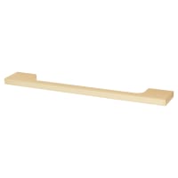 Altro Bibury 8mm Slim D-Bar Cabinet Pull Handle - 192mm Centres - Satin Brass